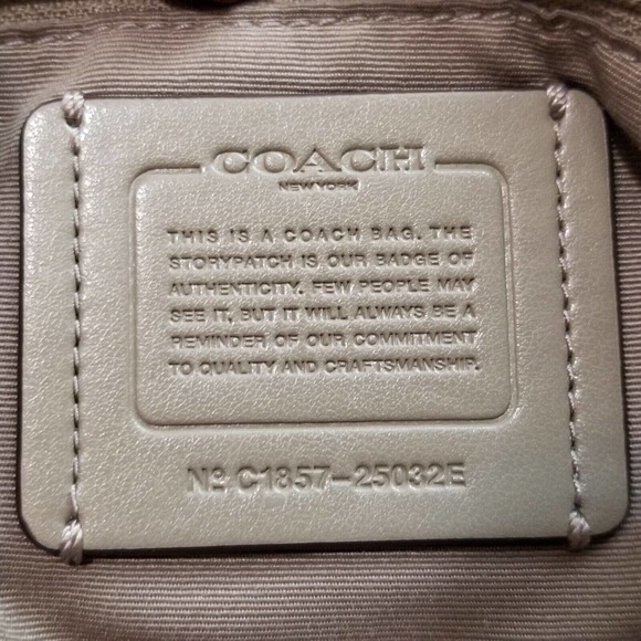 RARE Coach Mickie Gray Smooth Leather Satchel Purse Handbag Crossbody Bag 25032E - Picture 10 of 12